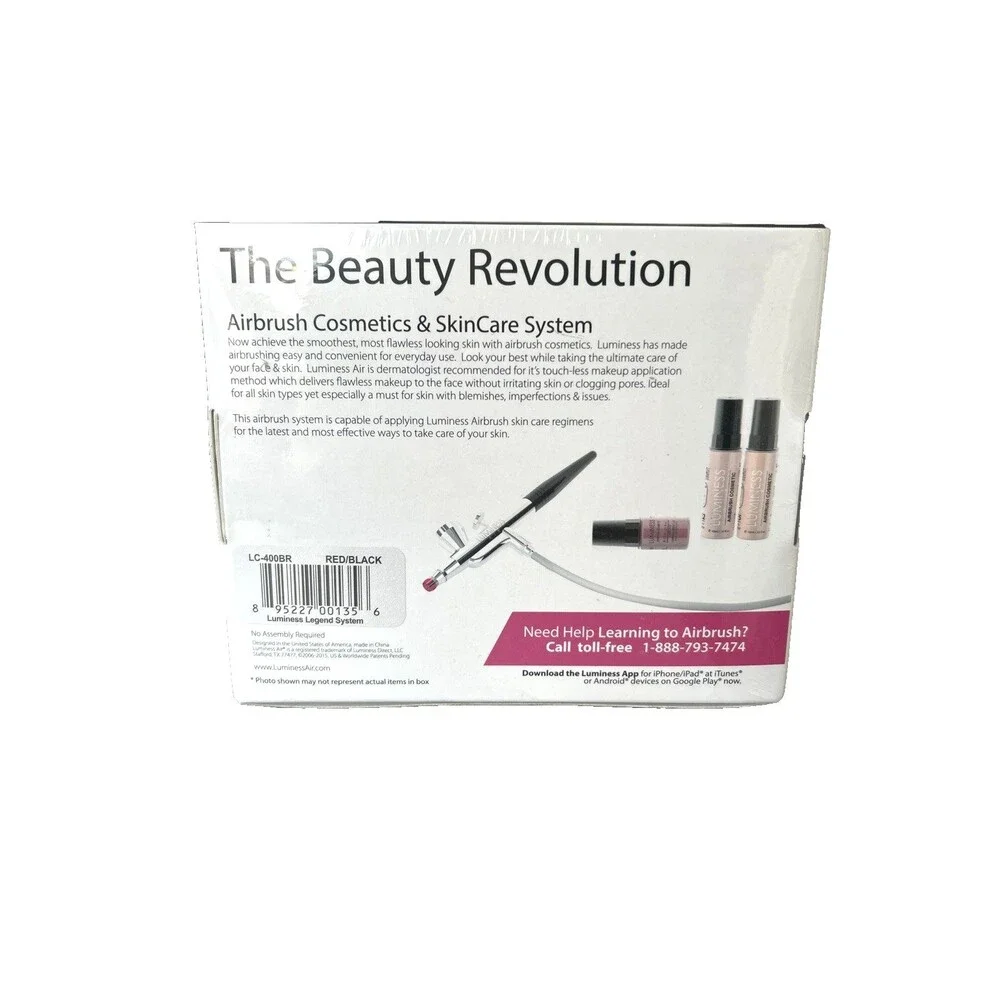 Luminess Air Airbrush Makeup System .25 oz Bottles Sealed W/ Box Starter Kit Set